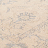 Handmade fine silver washed Afghan Ziegler carpet - 309807